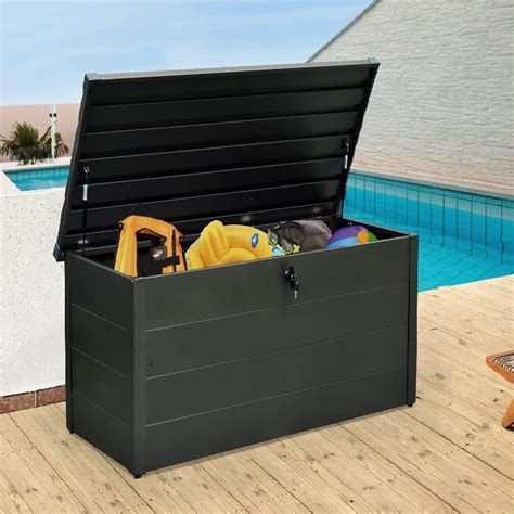 Metal Outdoor Storage Deck Box Deck Boxes 